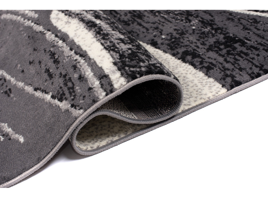 Kusový koberec TAPIS Soft - tmavo šedý/krémový