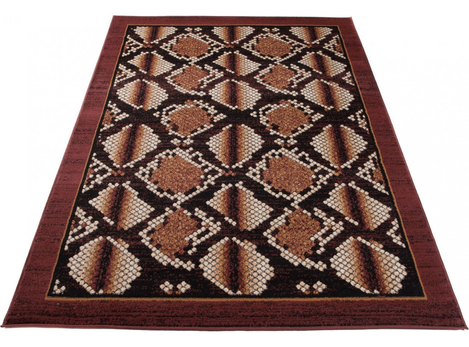 Kusový koberec TAPIS Python - hnedý
