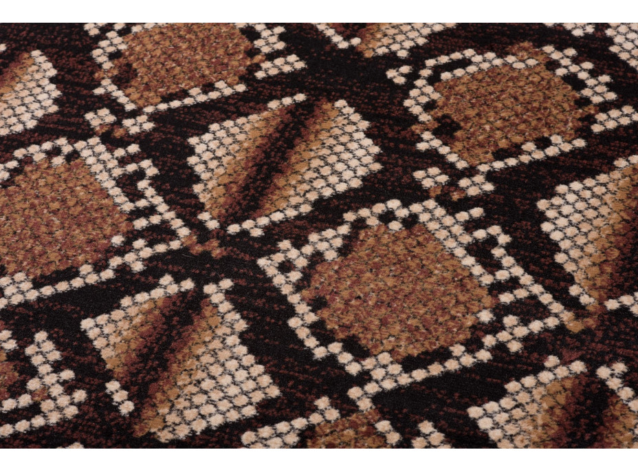 Kusový koberec TAPIS Python - hnedý