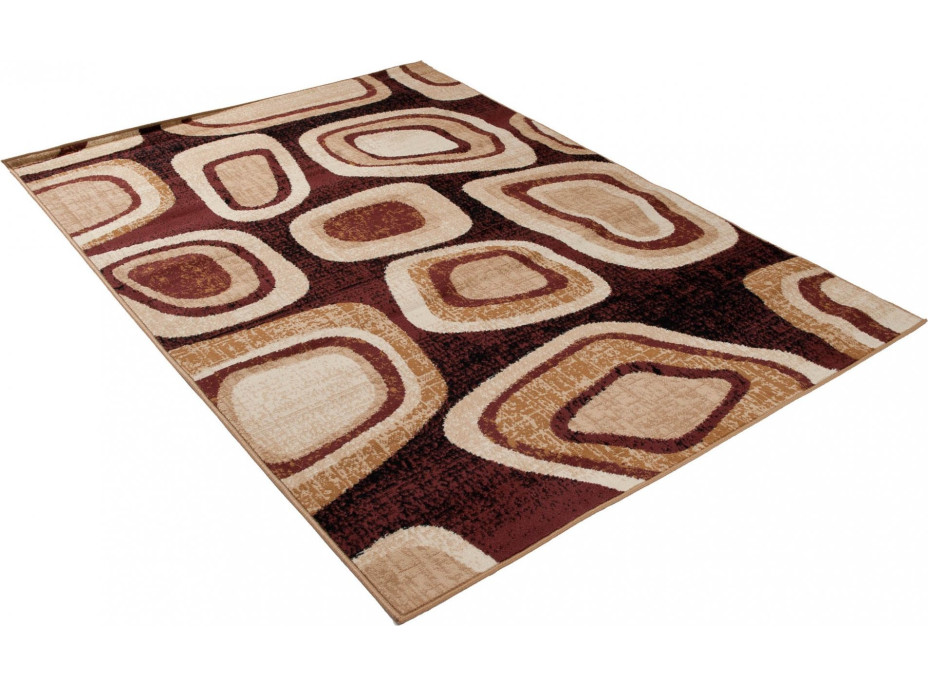 Kusový koberec TAPIS Pebbles - hnedý