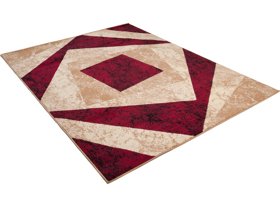 Kusový koberec TAPIS Vertigo - červený/krémový