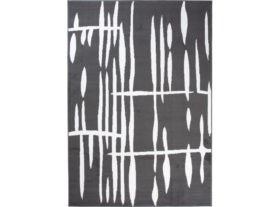 Kusový koberec TAPIS Flick - tmavo šedý