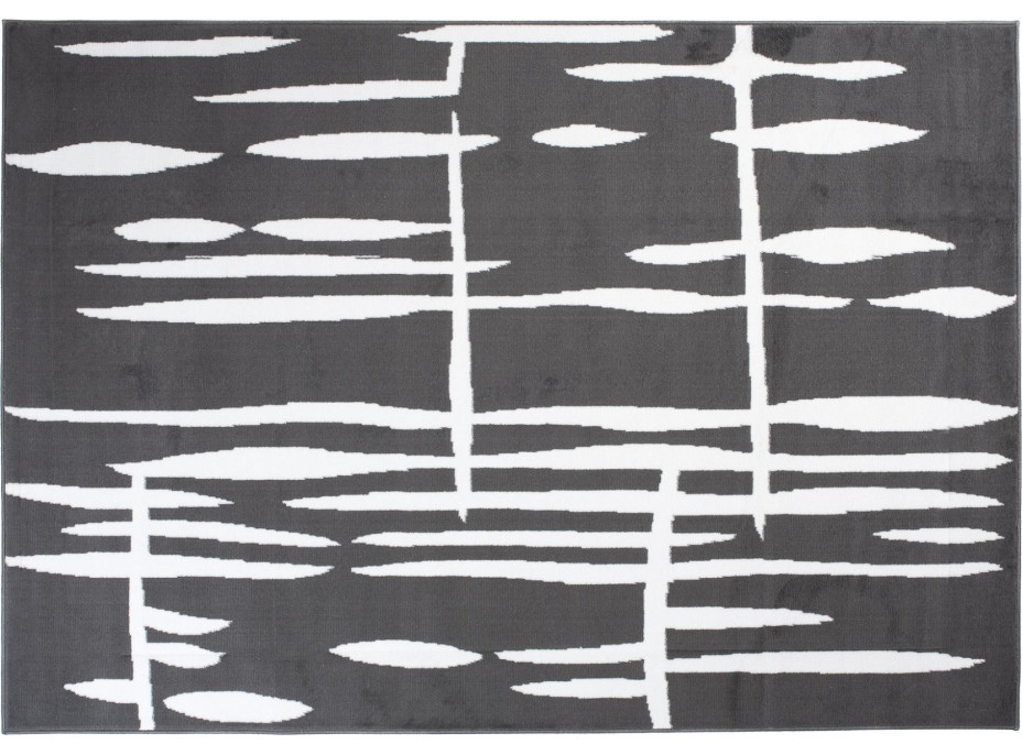 Kusový koberec TAPIS Flick - tmavo šedý