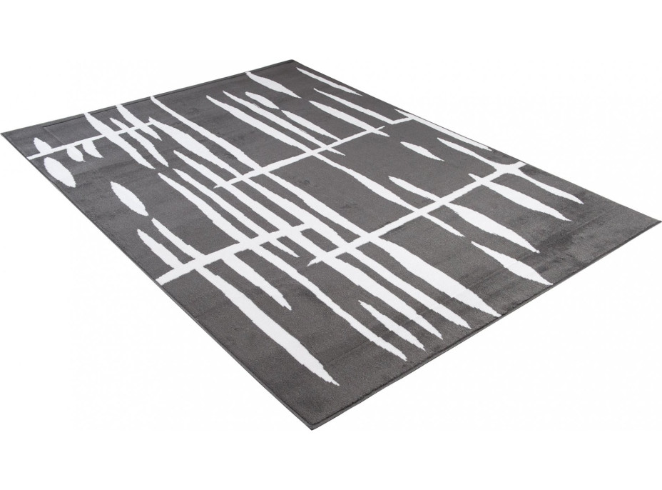 Kusový koberec TAPIS Flick - tmavo šedý