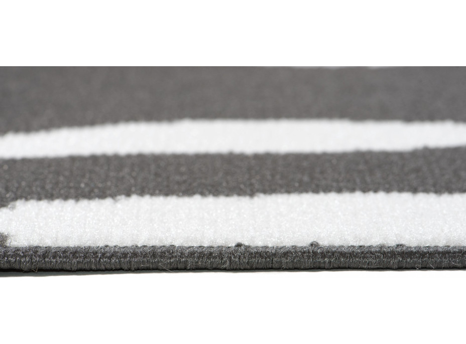Kusový koberec TAPIS Flick - tmavo šedý