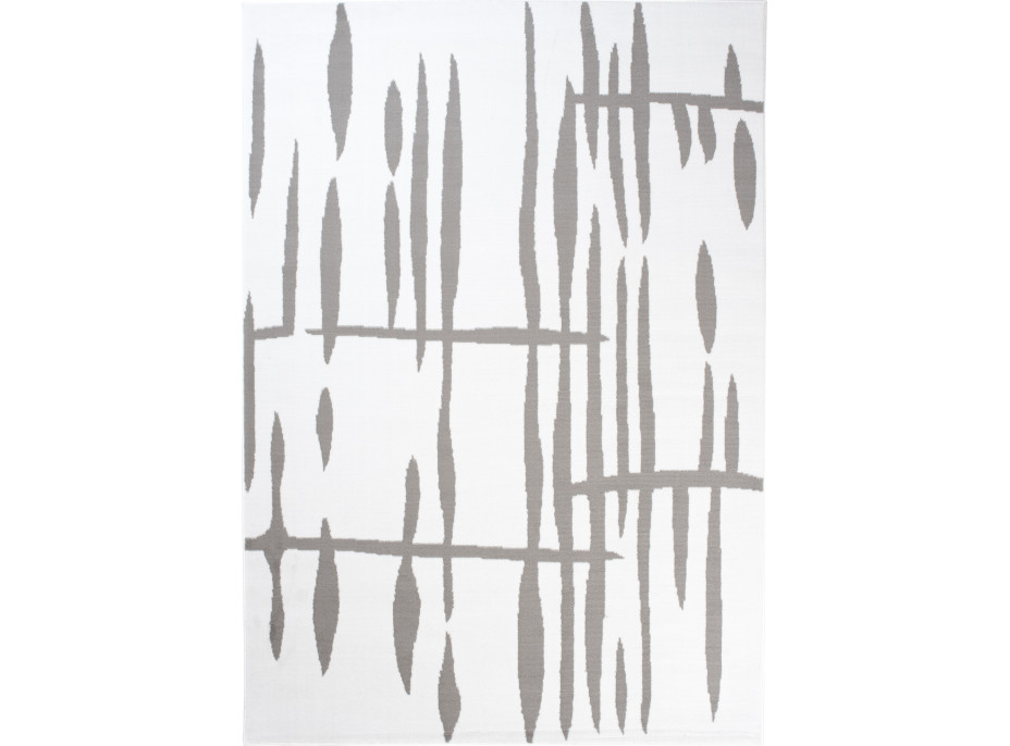 Kusový koberec TAPIS Flick - biely