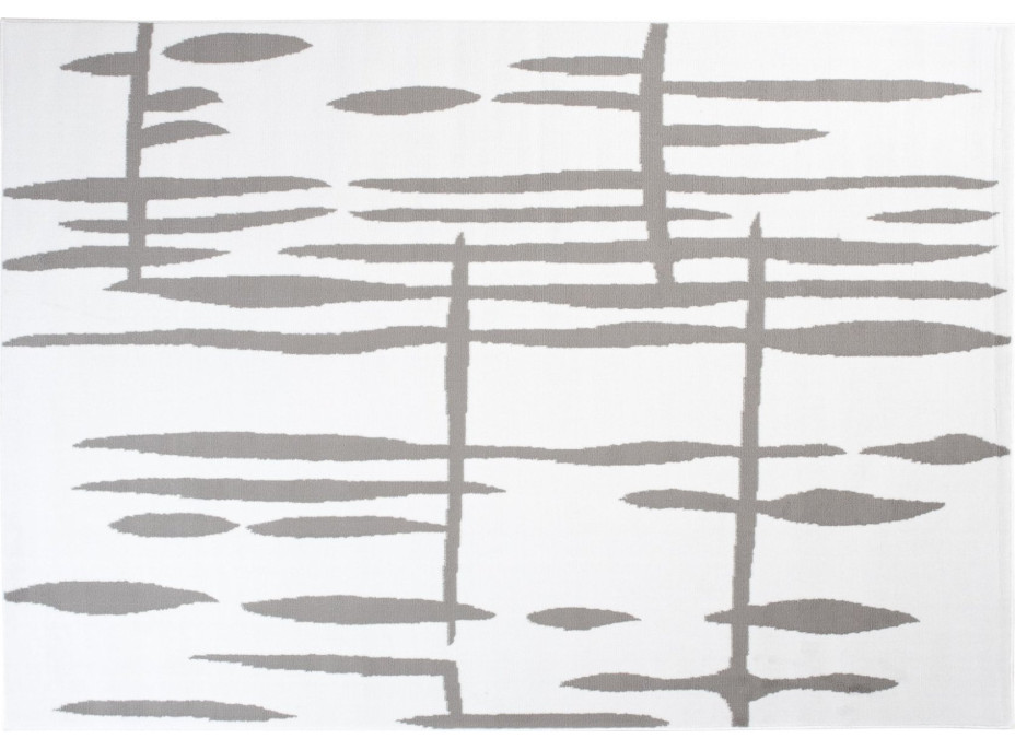 Kusový koberec TAPIS Flick - biely