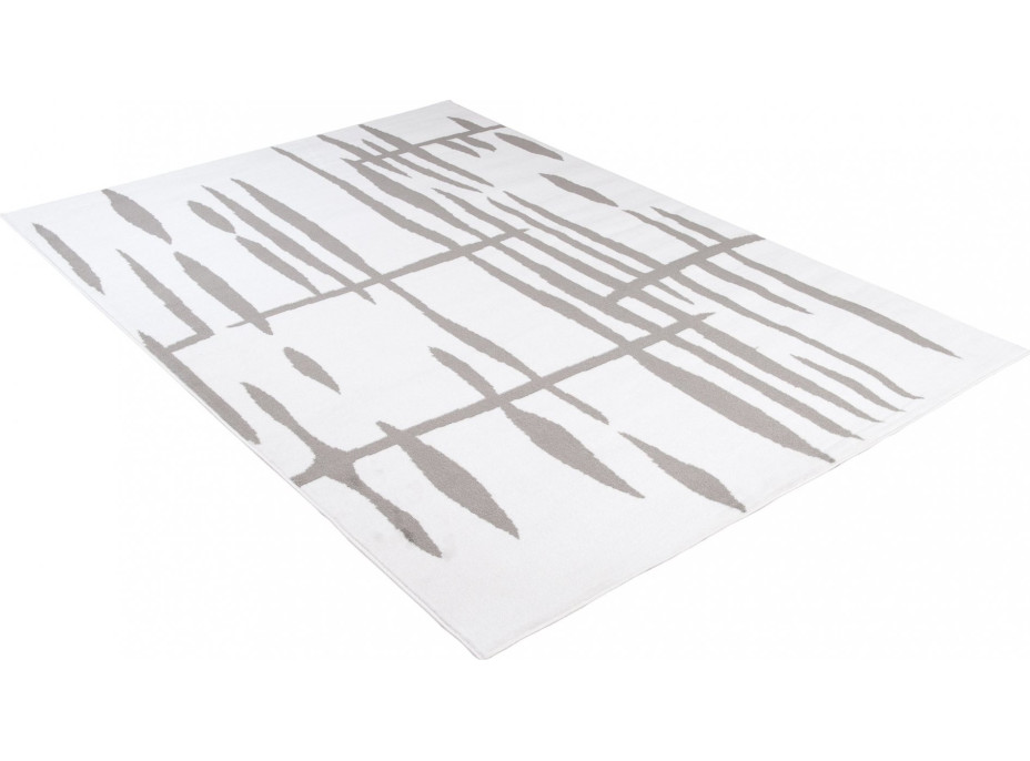 Kusový koberec TAPIS Flick - biely