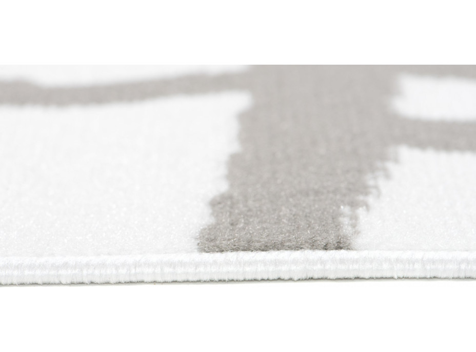 Kusový koberec TAPIS Flick - biely