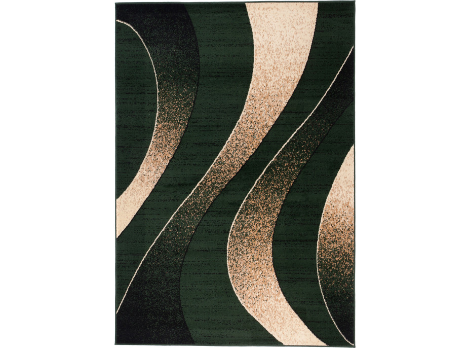 Kusový koberec TAPIS Waves - zelený/béžový