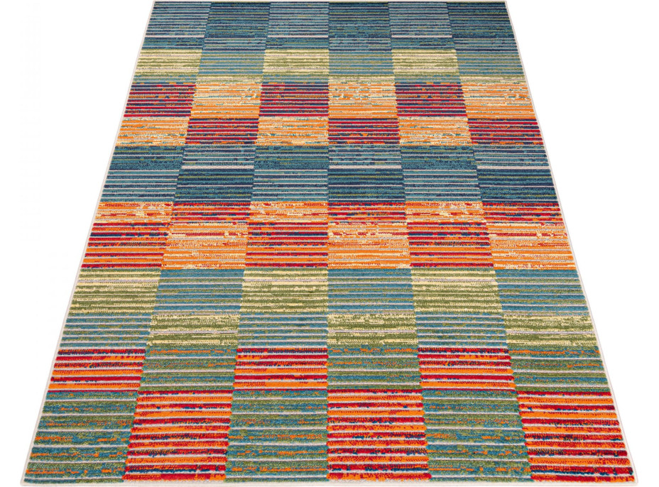 Kusový koberec AVENTURA Segments - oranžový/modrý/zelený