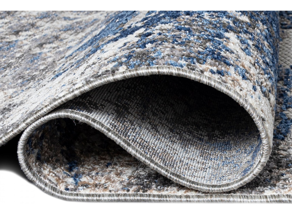 Kusový koberec AVENTURA Abstract - šedý/modrý