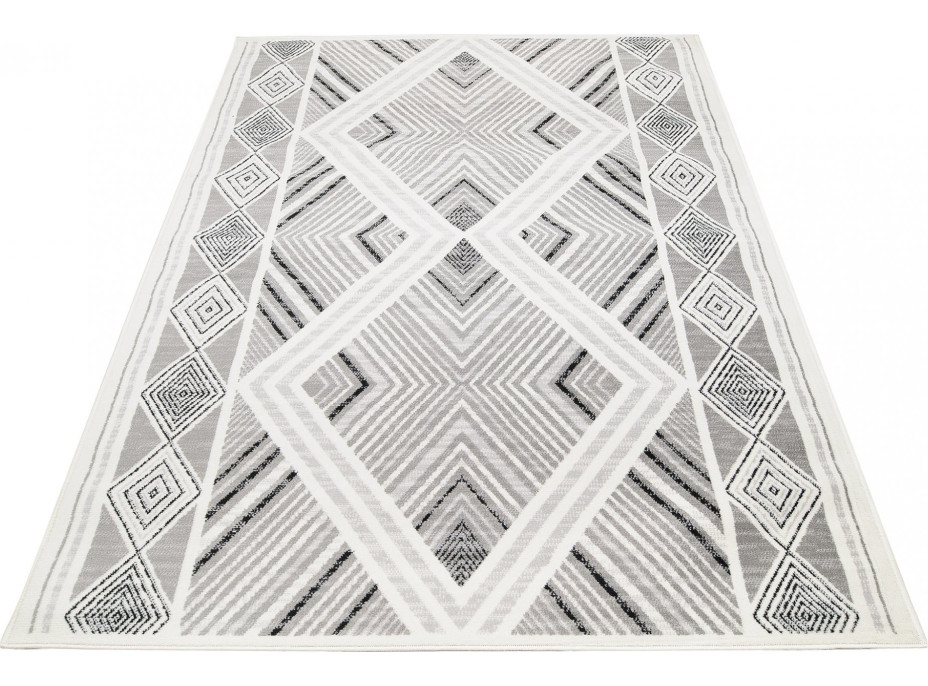 Kusový koberec GRACE Ethno - krémový/svetlo šedý