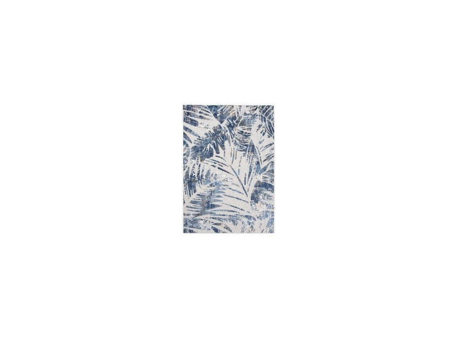 Kusový koberec AVENTURA Jungle - šedý/modrý