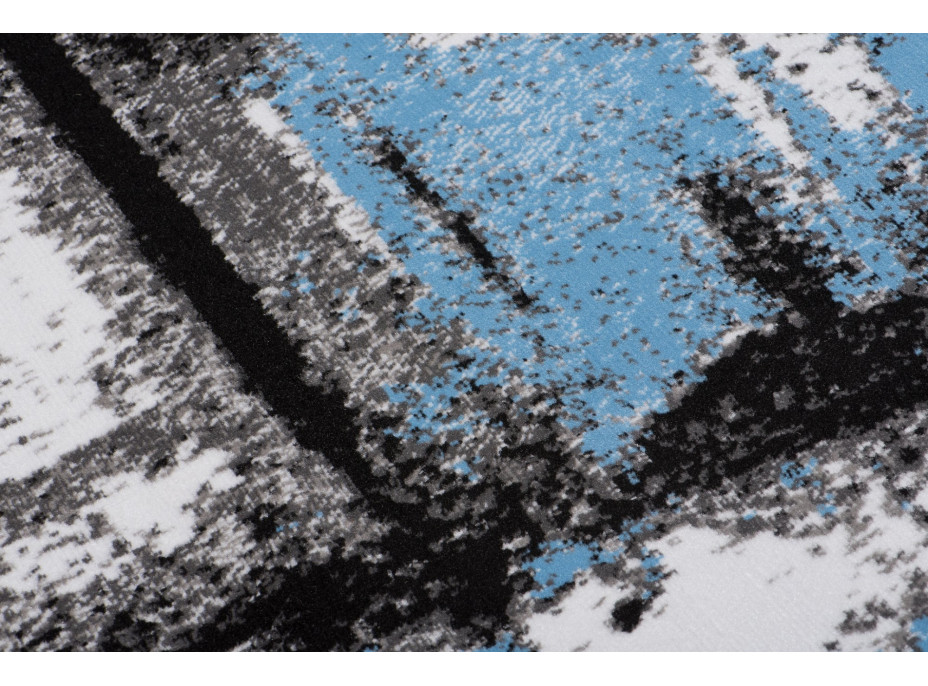 Kusový koberec MAYA Abstract - modrý/šedý