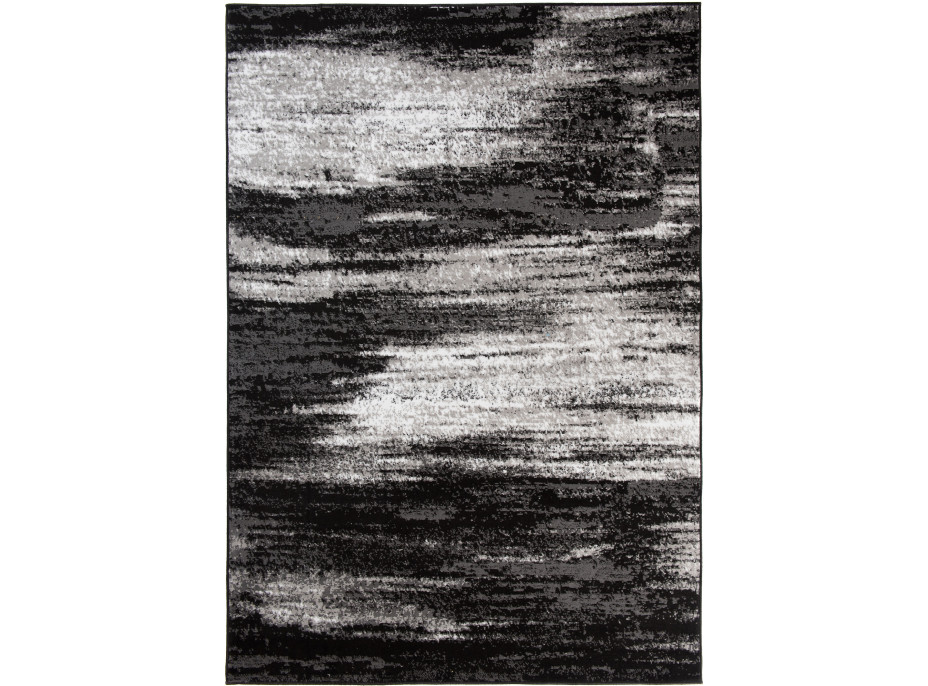 Kusový koberec MAYA Fog - šedý/černý