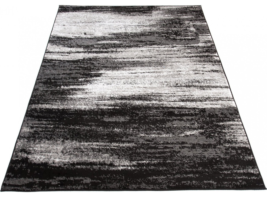 Kusový koberec MAYA Fog - šedý/čierny