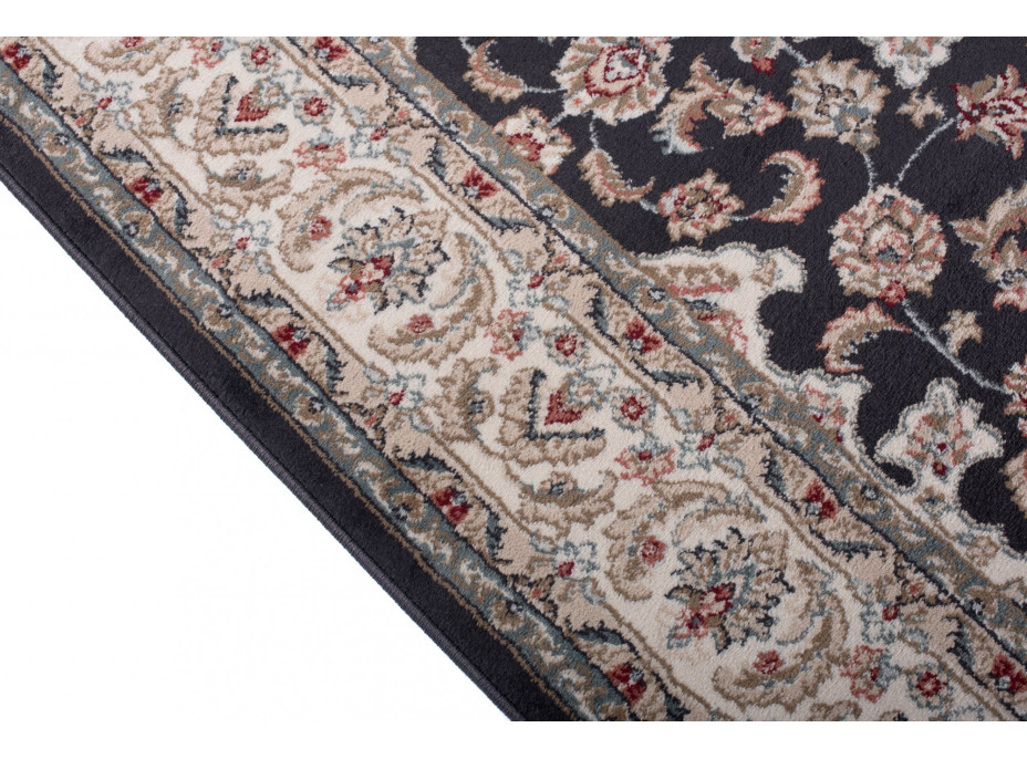 Kusový koberec COLORADO Rosette - tmavo šedý