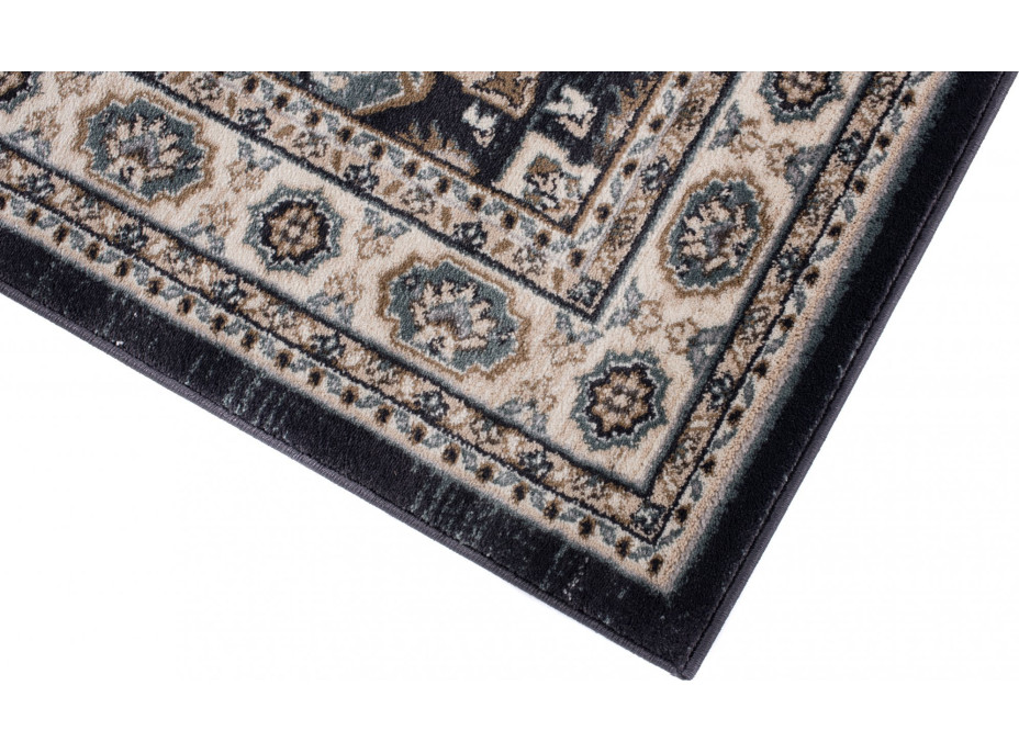 Kusový koberec COLORADO Ornament - tmavo šedý