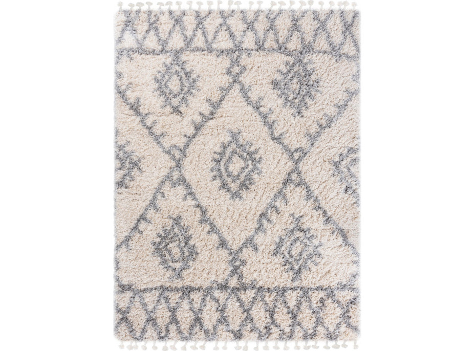 Kusový koberec AZTEC krémový/svetlo šedý - typ I