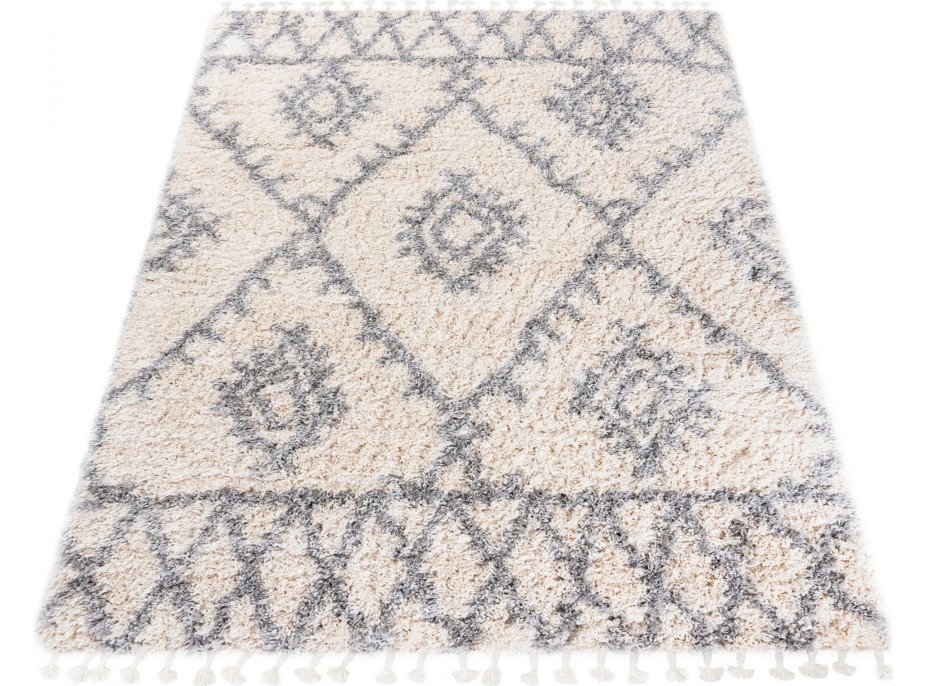 Kusový koberec AZTEC krémový/svetlo šedý - typ I