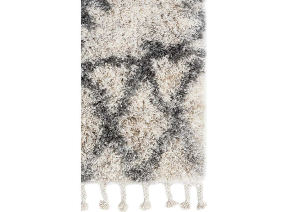 Kusový koberec AZTEC krémový/tmavě šedý - typ I