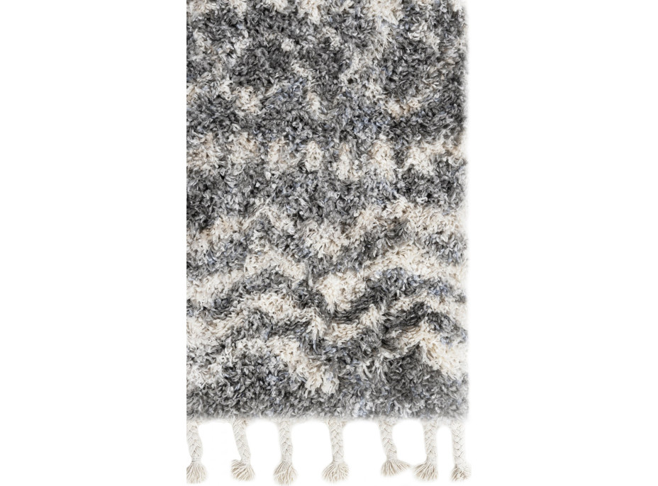 Kusový koberec AZTEC tmavo šedý - typ D