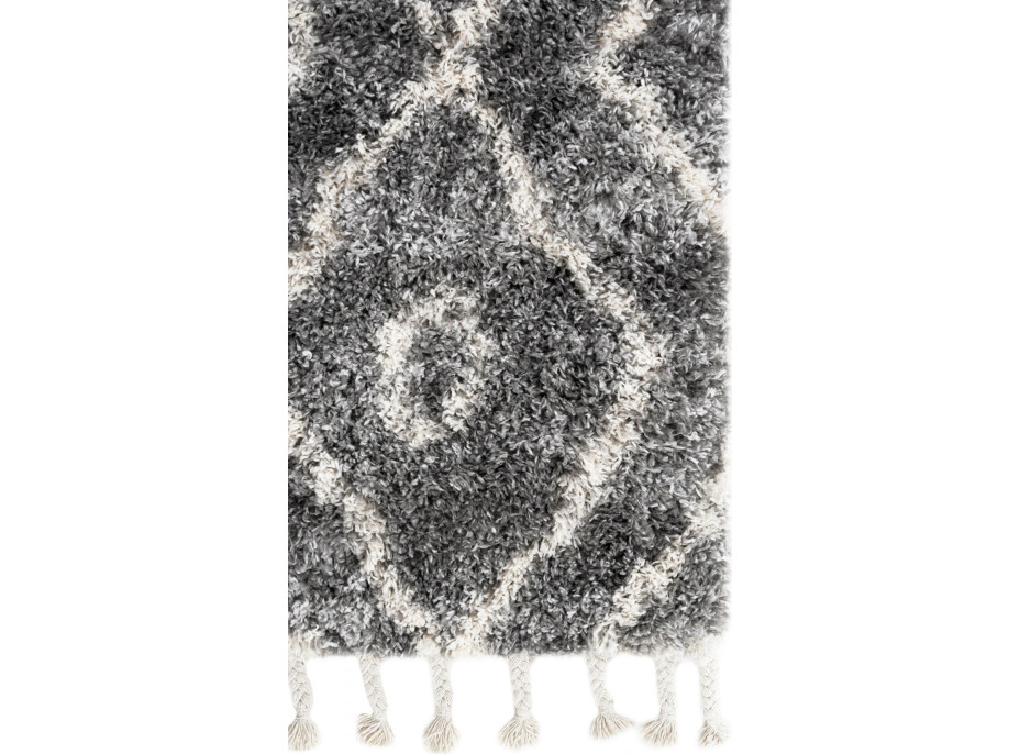 Kusový koberec AZTEC tmavo šedý - typ F