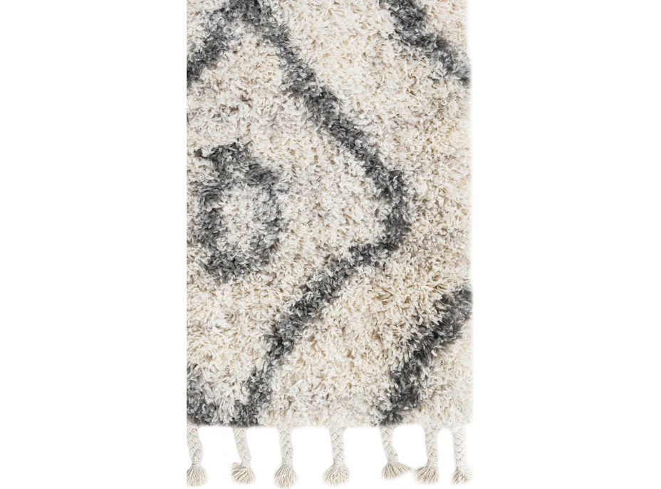 Kusový koberec AZTEC krémový/svetlo šedý - typ F