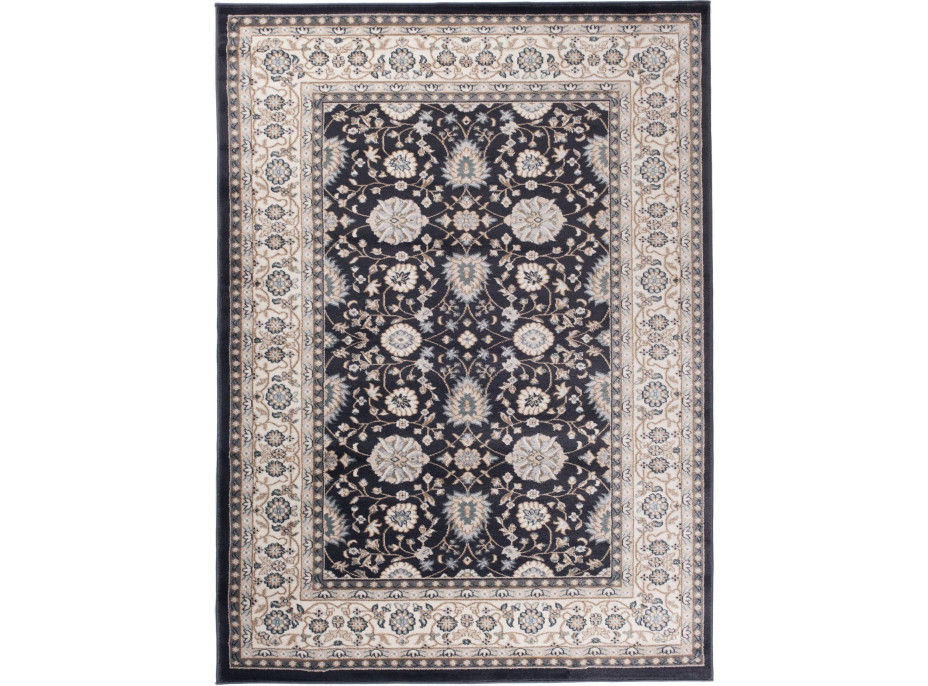 Kusový koberec COLORADO Frame - tmavo šedý