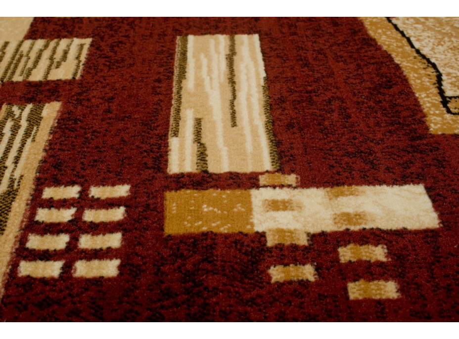Kusový koberec ATLAS Fragment - hnedý/béžový