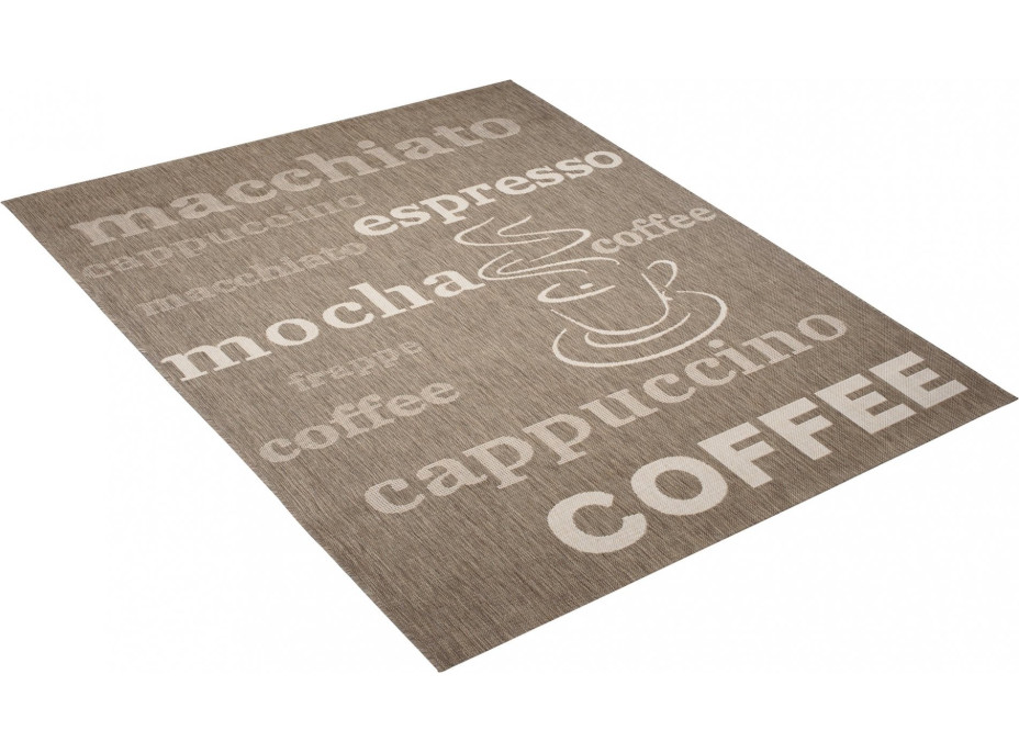Sisalový PP koberec COFFEE - taupe/béžový