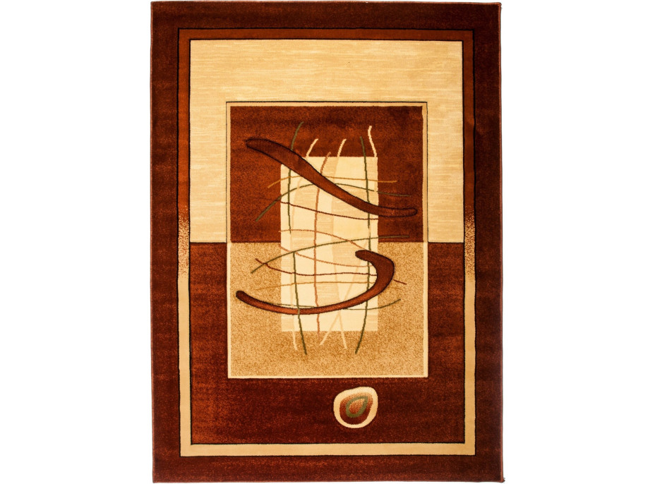 Kusový koberec ANTOGYA Composition - hnedý/béžový