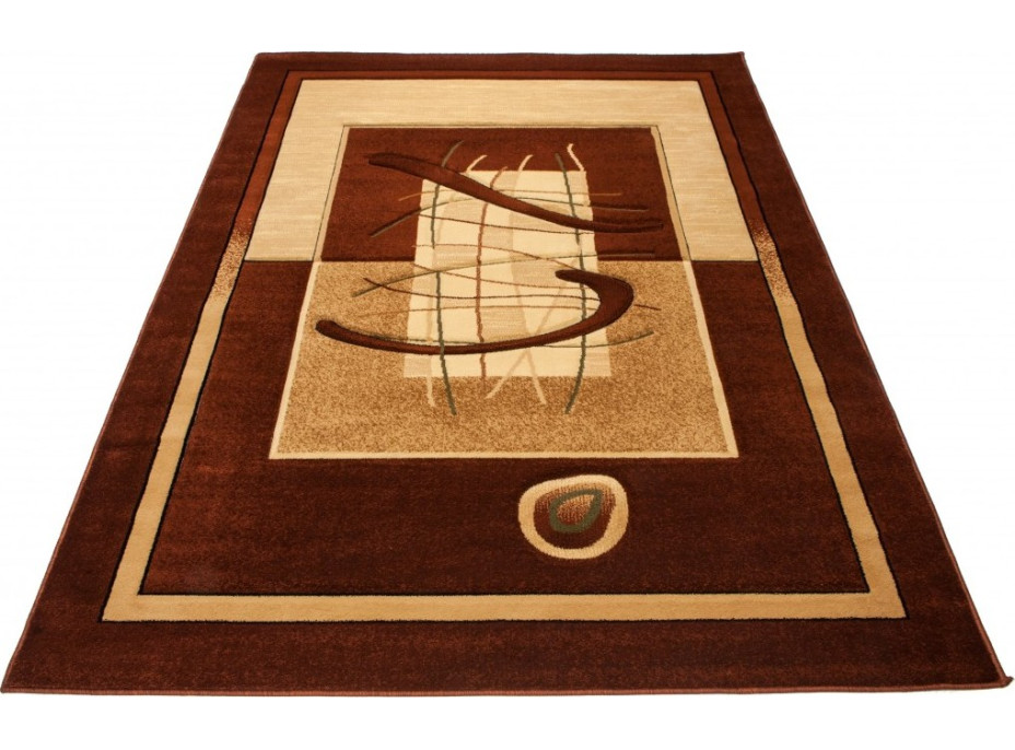 Kusový koberec ANTOGYA Composition - hnedý/béžový