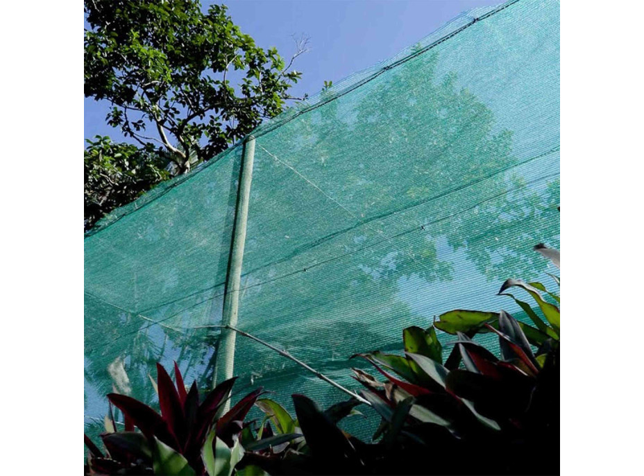 Tieniaca clona na plot 1,5x50 m - zelená