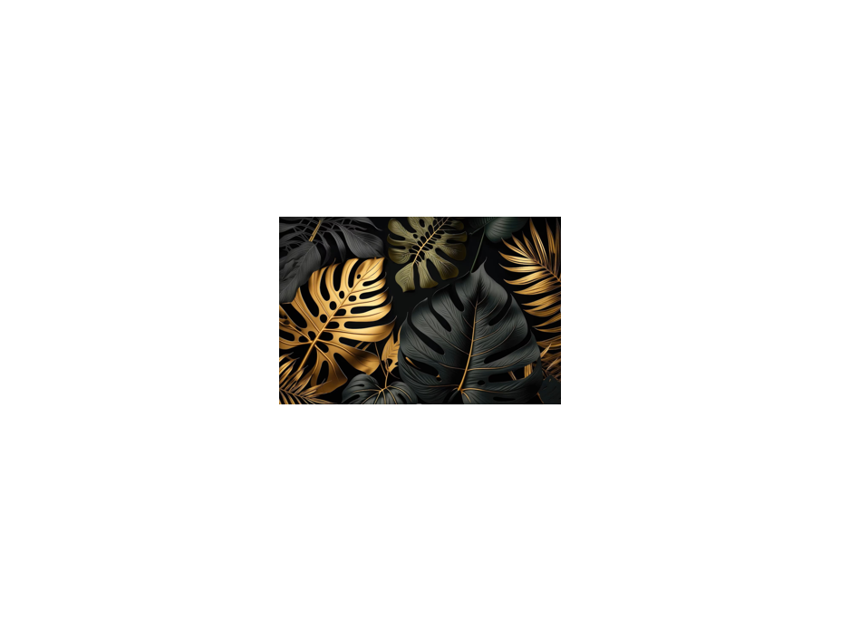 Vodeodolná obliečka na vankúš BOTANIC Black Gold 45x45 cm