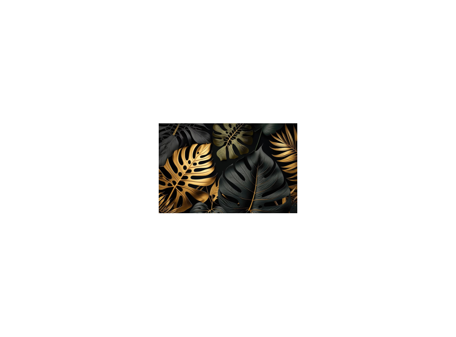 Vodeodolná obliečka na vankúš BOTANIC Black Gold 40x60 cm