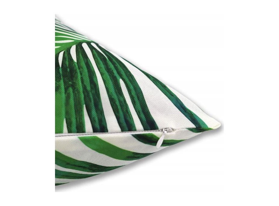 Vodeodolná obliečka na vankúš BOTANIC Palmy 40x60 - zelený