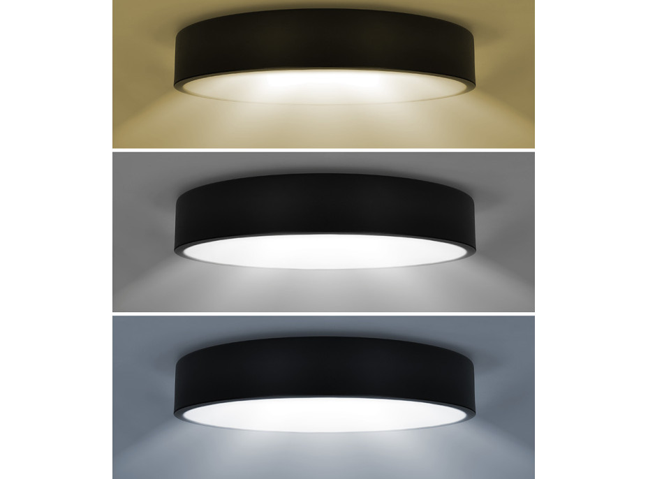 LED osvetlenie s diaľkovým ovládačom 30 cm - stmievateľné - čierne