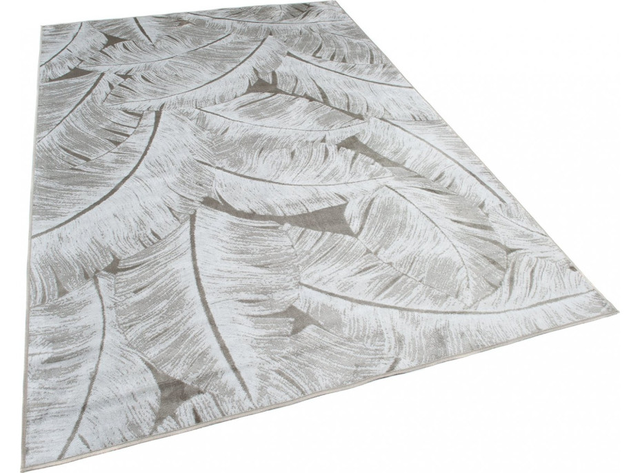 Kusový koberec ISFAHAN Palms - béžový/strieborný