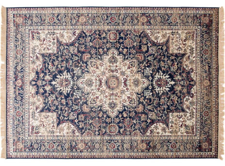 Kusový koberec ISFAHAN Alam - tmavomodrý