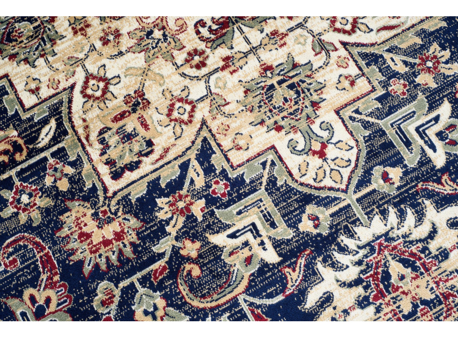 Kusový koberec ISFAHAN Alam - tmavomodrý