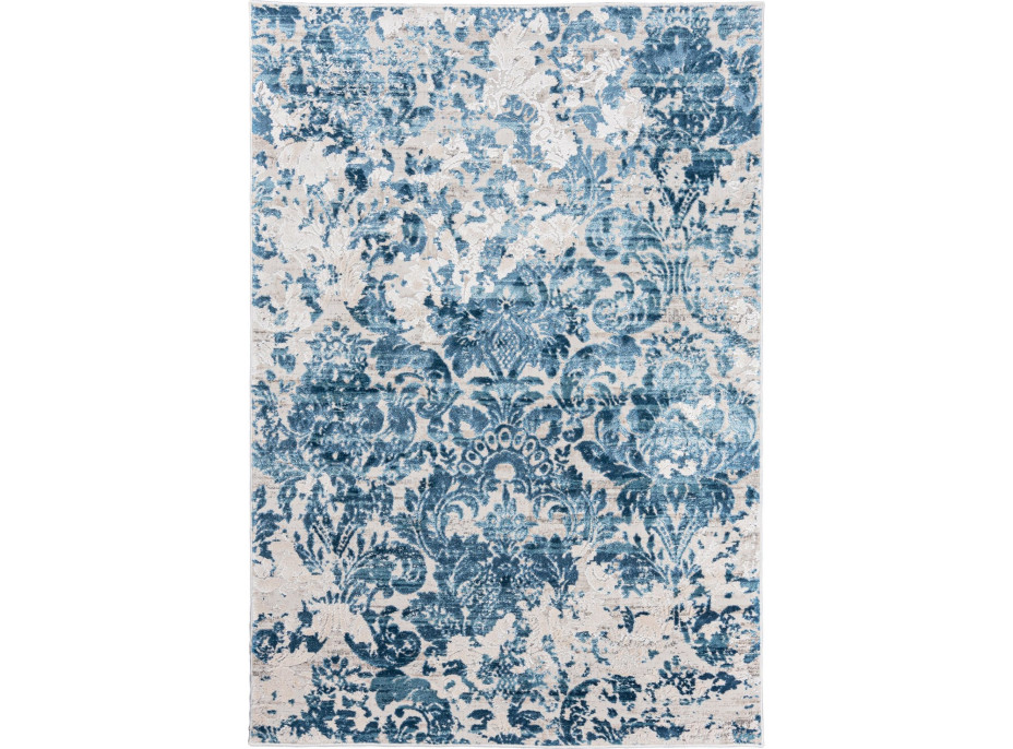 Kusový koberec MONTREAL Ornament - béžový/modrý