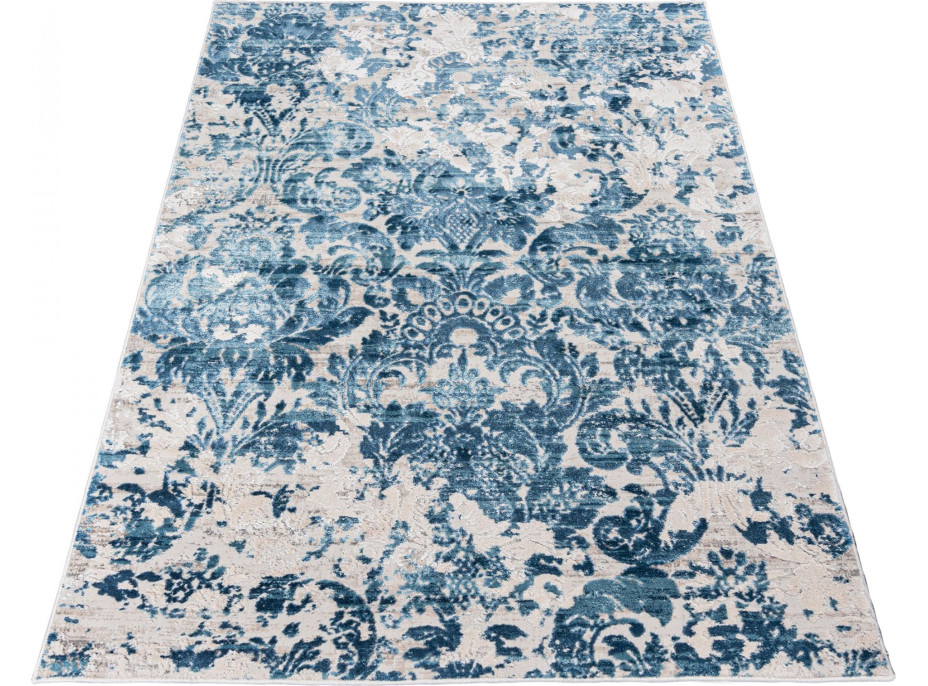 Kusový koberec MONTREAL Ornament - béžový/modrý