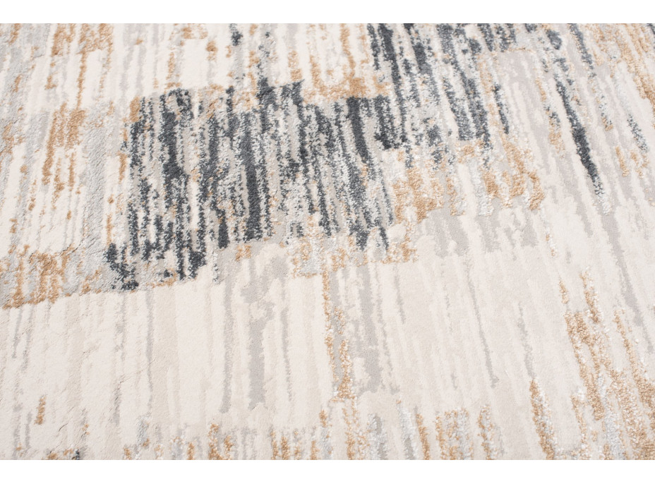 Kusový koberec MONTREAL Hatch - krémový/sivý