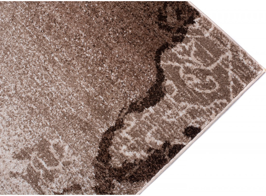 Kusový koberec RASTA Map - hnedý