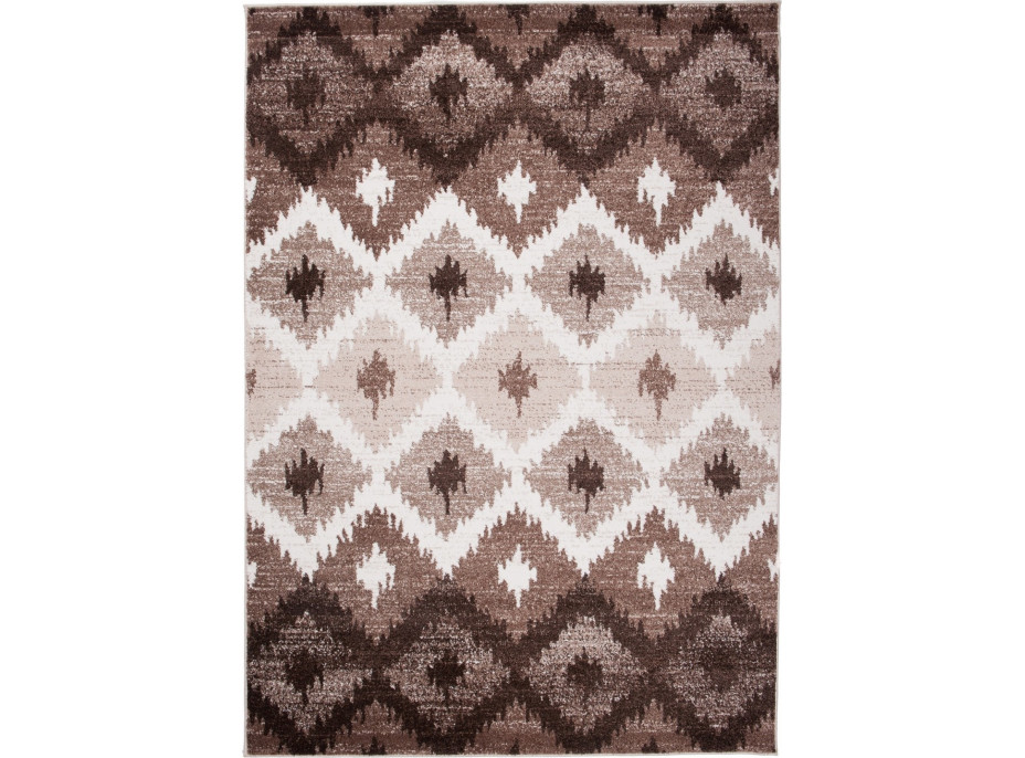Kusový koberec RASTA Tiles - hnedý/béžový