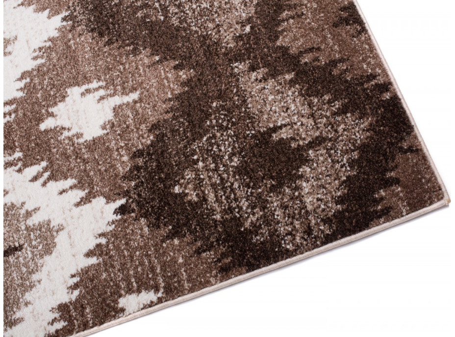 Kusový koberec RASTA Tiles - hnedý/béžový