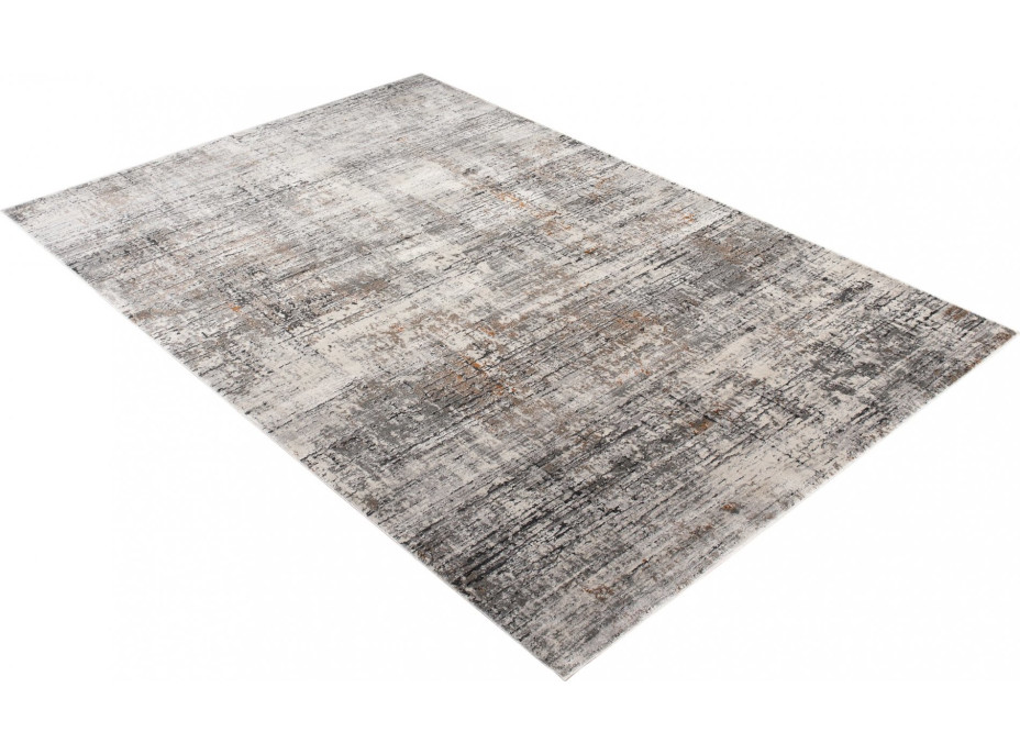 Kusový koberec FEYRUZ Fog - šedý/tmavo šedý