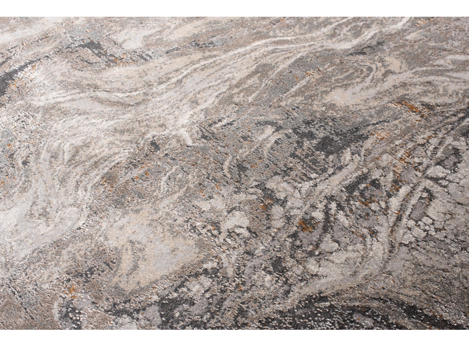 Kusový koberec FEYRUZ Marble - svetlo šedý/sivý